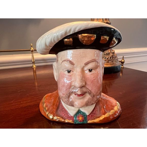 Staffordshire Character Jugs King Henry VIII 8th Toby Jug Vintage - Picture 1 of 7